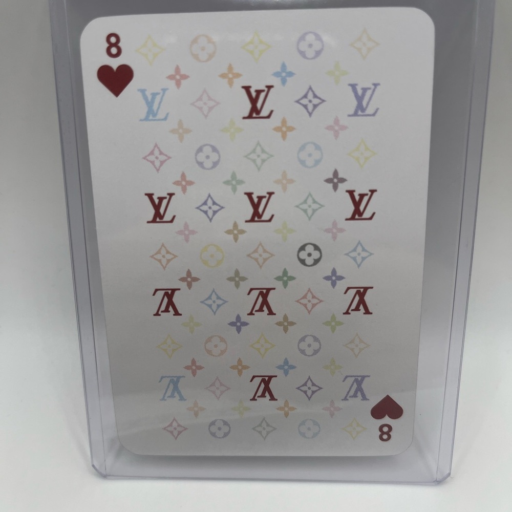 Louis Vuitton LV Takashi Murakami Monogram Playing Card 8 Of Hearts
